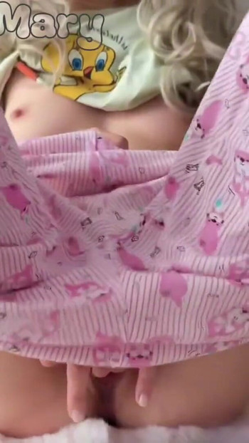 Stunning moment from "multiple squirt orgasm schoolgirl small tits fingering pussy and cum close up"