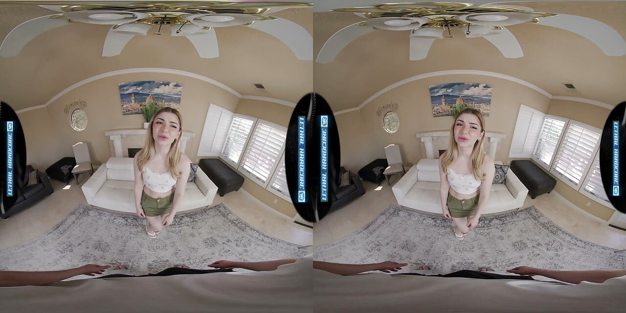 LETHAL HARDCORE VR - "He Can't Keep Up With Me" 친구의 귀여운 여친을 그보다 더 세게 박아버리기