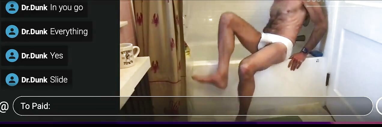 Guy Getting Dunked in a Tub.