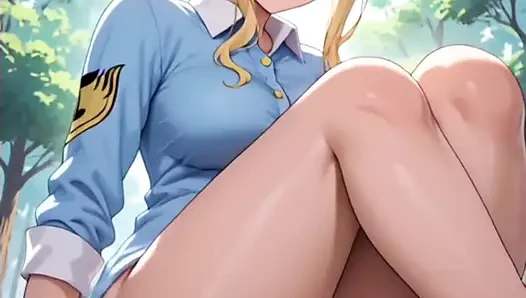 Hentai anime - My tits move when I move my ass on his cock to fuck rich
