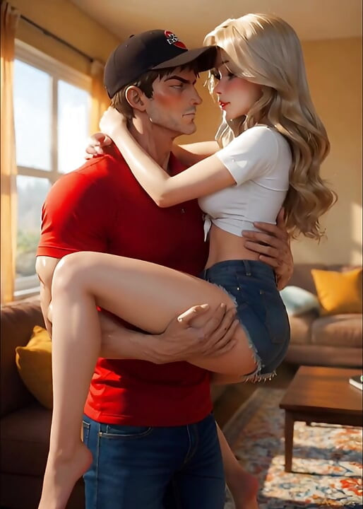 Hot Pizza: Naughty Woman Orders Delivery and Ends Up Riding the Pizza Delivery Guy!