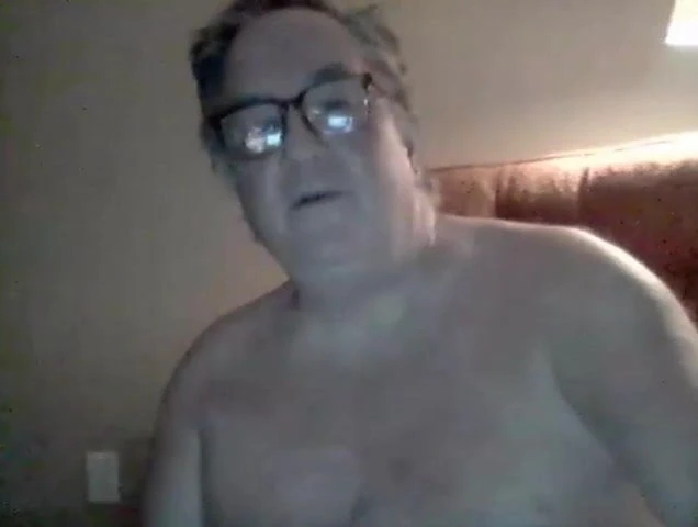 Daddy cums on cam