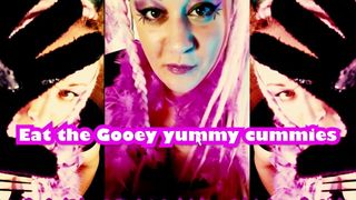 Onun gibi tuzlu sıcak yummy cummie gooey slurp the cum davranır