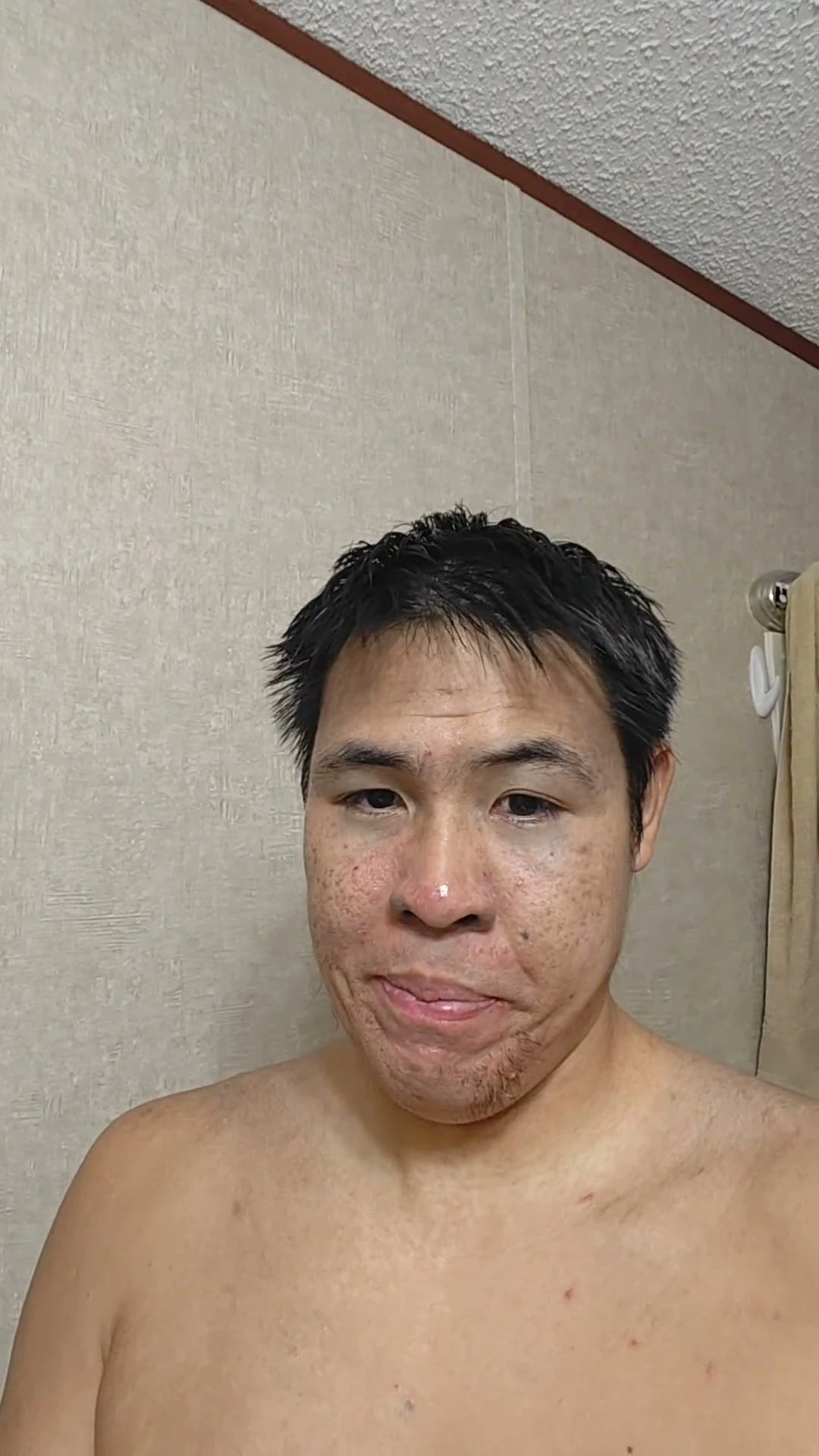 Cleaning Up in the Tub Bathing Solo and Rinsing Off
