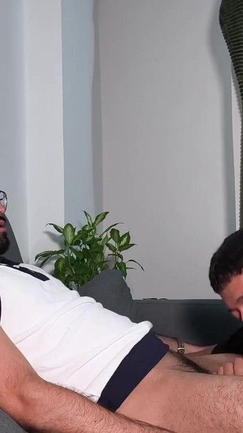 Spectacular moment from "Sexy Twink Jacobo Torres Sucking Hot Daddy Camilo Brown's Big Uncut Cock"