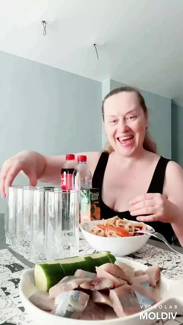 Gluttonous woman
