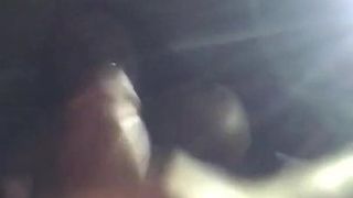 Negro travesti Cum solo