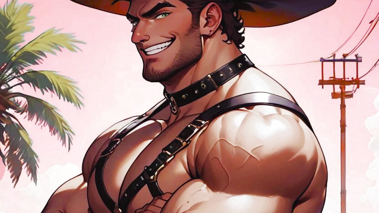 Anime Hentai Young Muscle and Old Farmers Orgy Gay