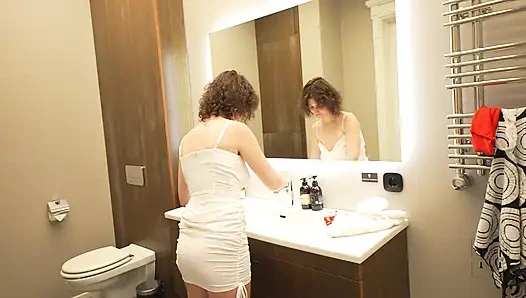 Anstelle des clubs lud meine lieblingsfreundin mich ein, :) zu duschen 4K HD tim Team