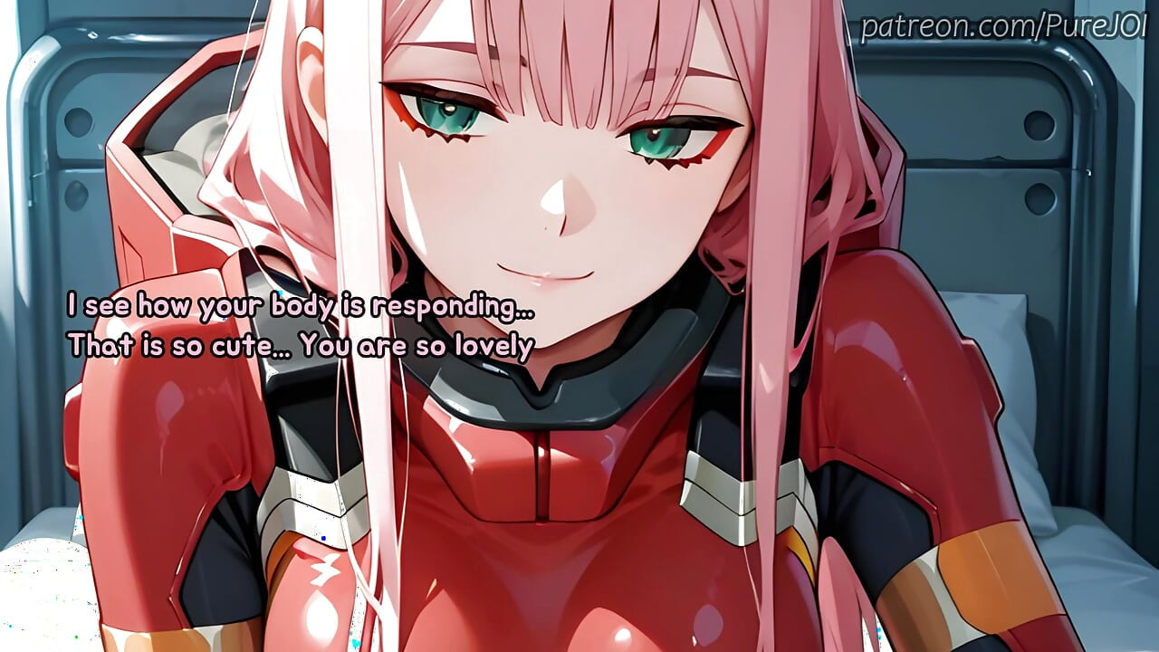 Zero Two quiere resolver un problema de conectividad mala con un sexo caliente (instrucciones de paja)