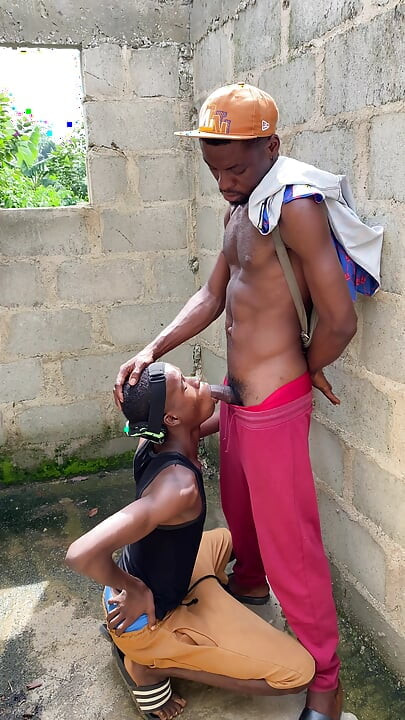 Twink Caught Me Stroking My Dick Outside