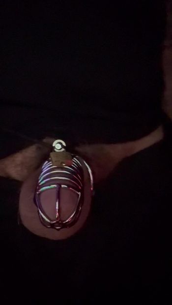 Chastity belt for big cock and full balls