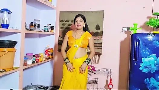Stepmother has a rough threesome with her stepson fuck pleasure until she gives all her with full tits Desi milk Clear-