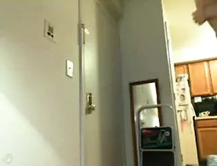 Pizza delivery on webcam