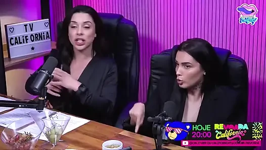 İki ateşli kız edepsizce konuşuyor - bruna carlos ve luciana picchi