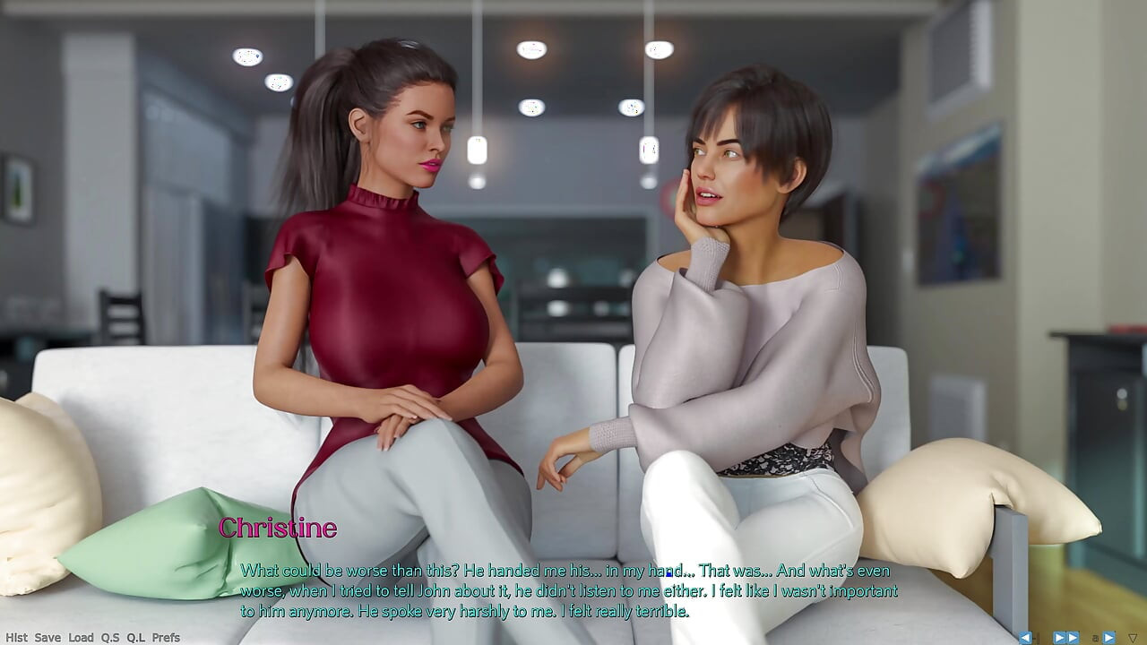 Awam-style Game - Being a Wife [v1.220p] - P2 - How a Proper, Decent Wife Like Christine Gradually Becomes Corrupted...