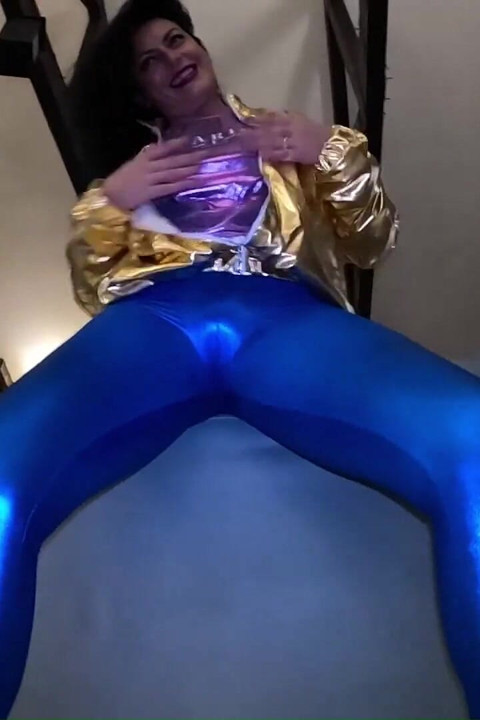 MILF Deepthroat & Masturbation Tease - Cameltoe, Tits & Cum Play
