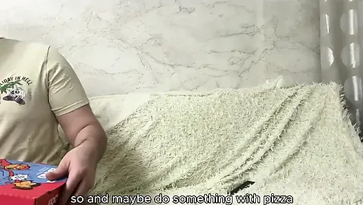 Licked the Pizza Delivery Guy's Ass and Jerked Him off