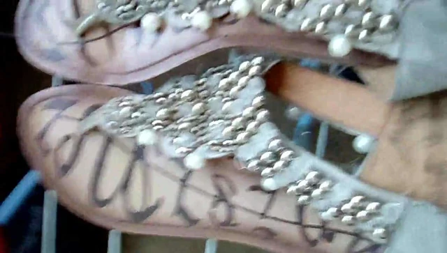 after cum inspect her sandals