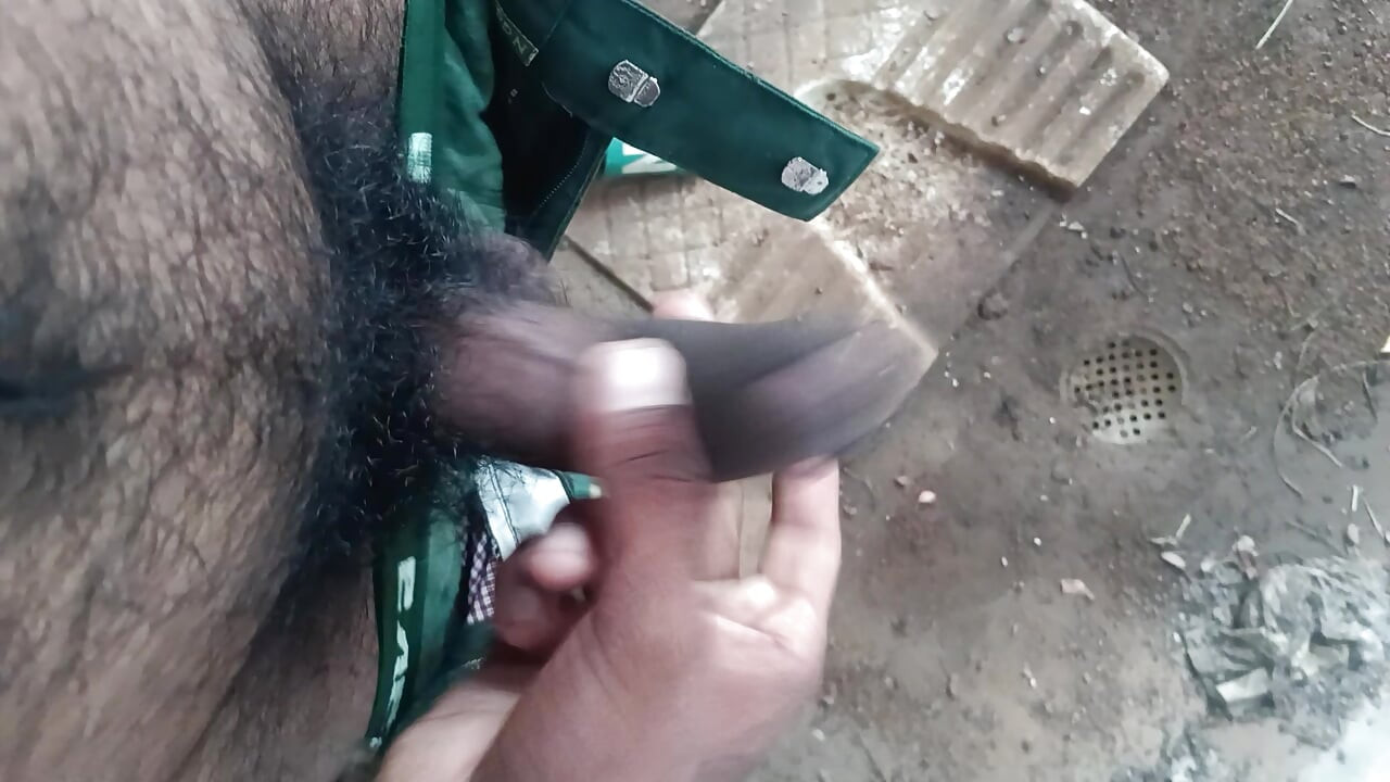 Hot desi boy pissing hard cock