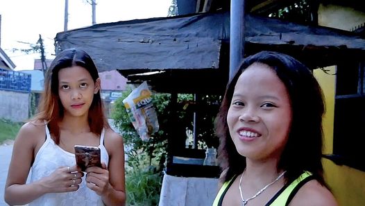Trikepatrol - deux Philippines sexy tombent amoureuses d'un étranger pendu