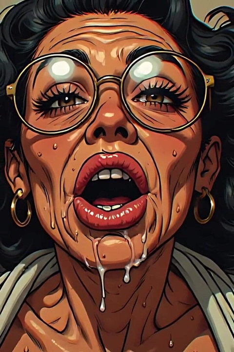 Big Lips Cum Lover Art