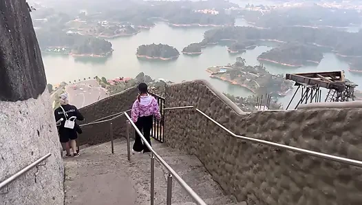 Huge cock stud foursome with his clone and his girlfriend