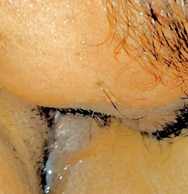 Horny jija licking young sali's wet chut in bedroom