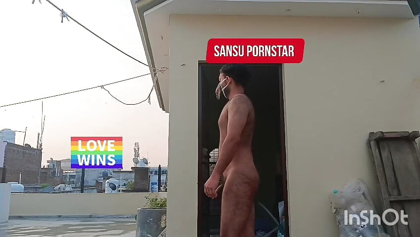 Indian actor nude in public