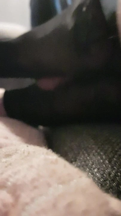 Nylon footfuck