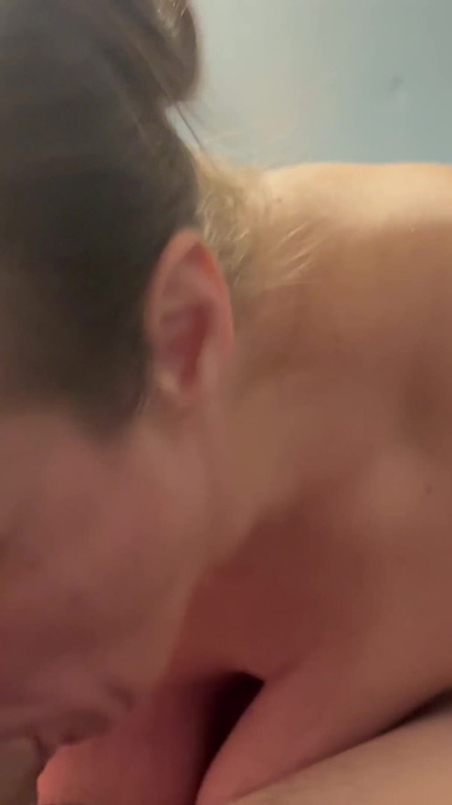 Mother in law enjoys the taste of her daughters husbands cock and cum! | Clip 1