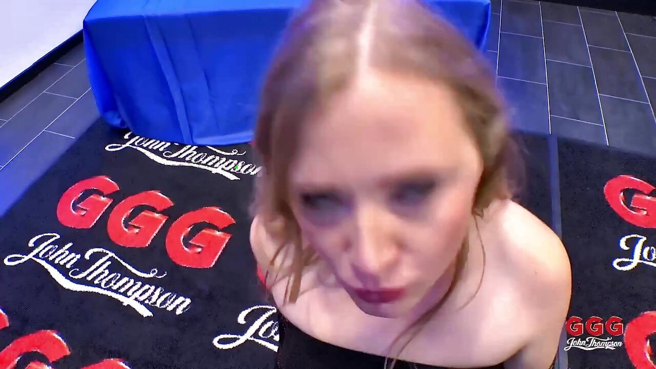 Busty Blonde Gets Dominated... Gangbang on Shiny Couch!