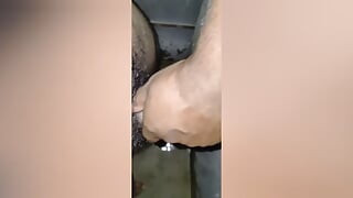 Evening, time. Bathroom  Masturbation  hand jobs