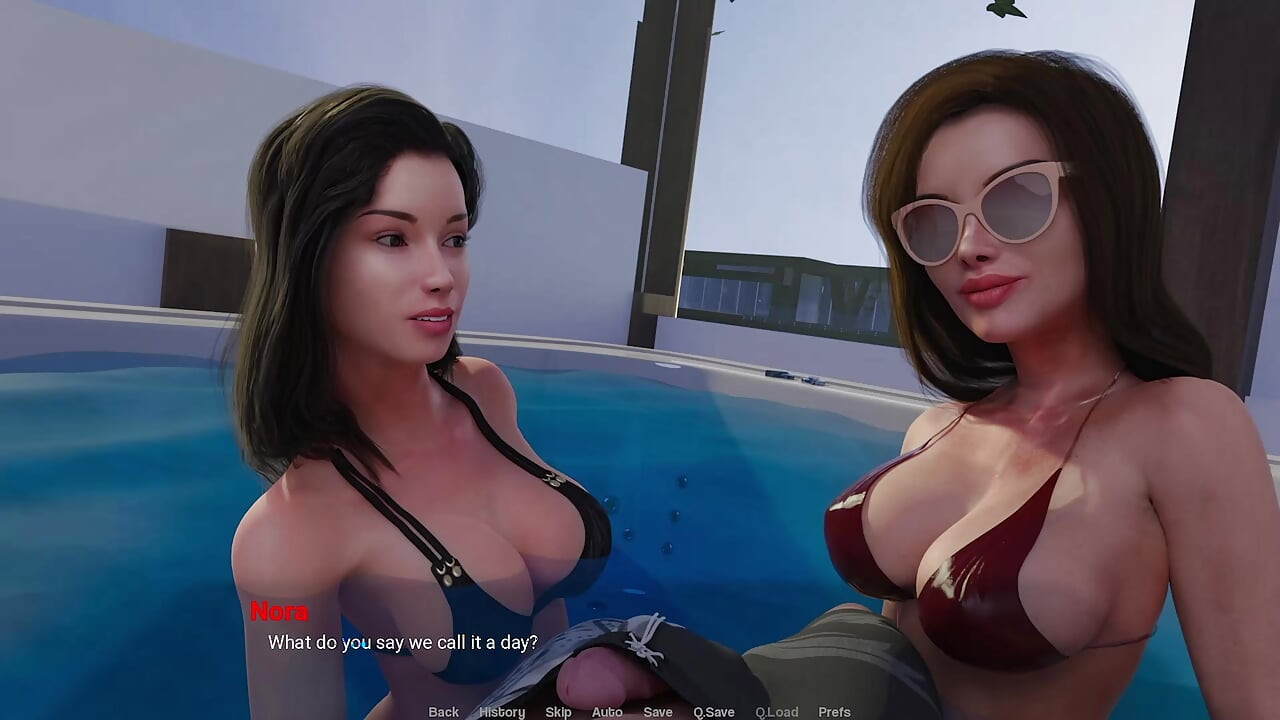 Stepmom Sex and Some Grinding - Away From Home #26 Animated Sex Game