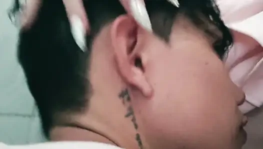 MY STEPSISTER'S WHORE ASKS ME TO SUCK HER ASS PART 1