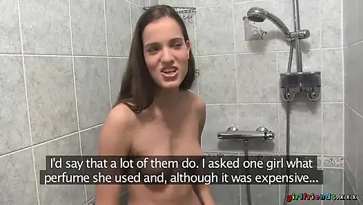 Girlfriends XXX - Lesbian POV Shower Fun