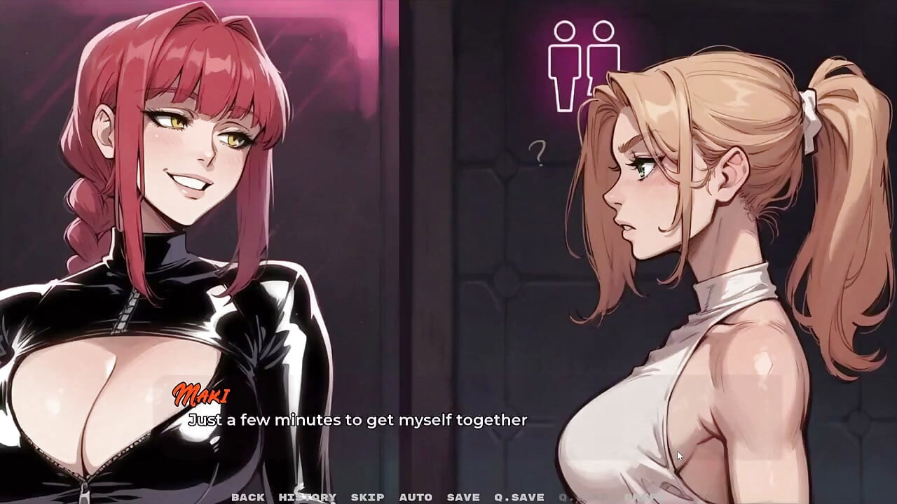 My New Girlfriend Taboo Hentai Game Ep.63 Two Step Sisters Taking Care of a Huge BBC in the Club Toilet!