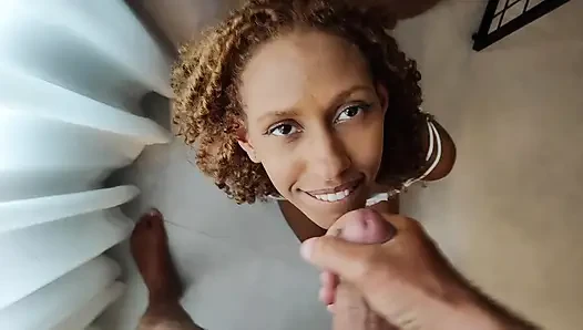 Skinny Brazilian EBONY SLUT gets DESTROYED and FACIALIZED by Italian stallion Leo Casanova (Part 3)