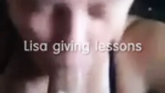 giving cocksucking lessons