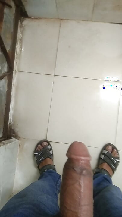 The electricity went out when I was in the office bathroom