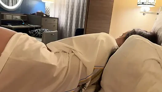 Stepmom Sneaks Into My Cruise Cabin At Night & Swallows My Load