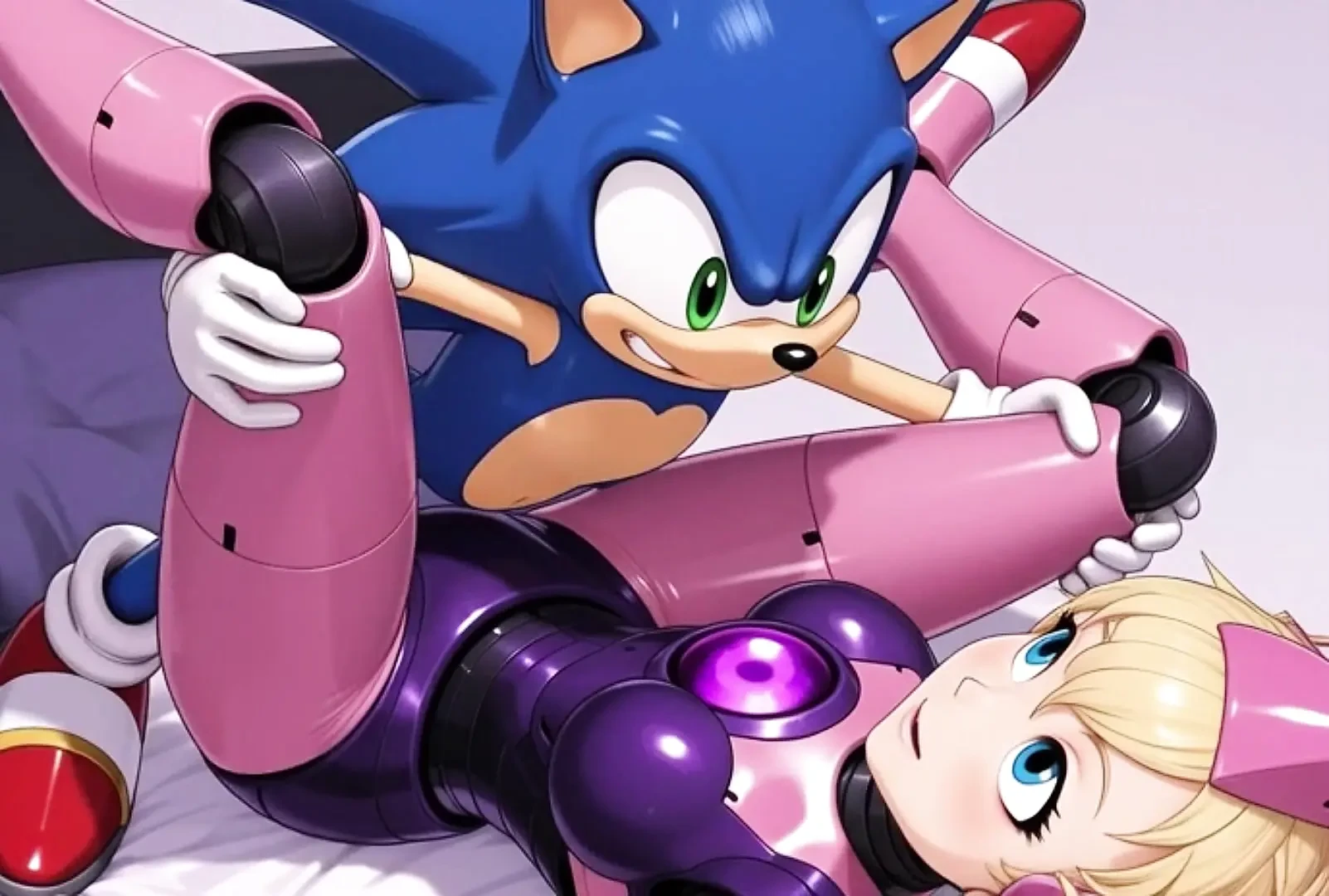 Speed and Future Adult Fantasy with Sonic-Inspired Girls and Robots