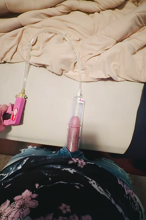 내 6.5 인치 자지를 7.5 인치로 펌핑!