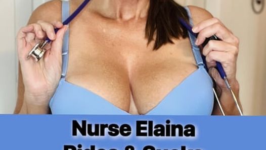 护士Elaina骑乘并把你吸回健康幻想角色扮演