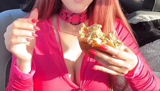 Watch Me Eating My Favorite Fast Food in the Car
