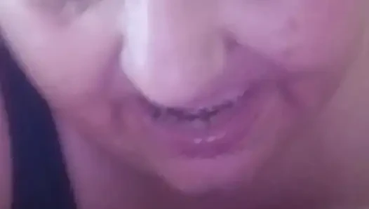 Put your tongue in there!
