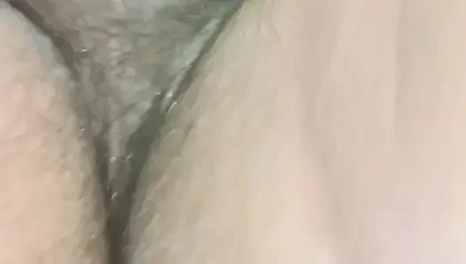 My stepmother gets wet