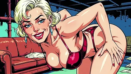 Wanita seksi Ai mengerang dan menggoda