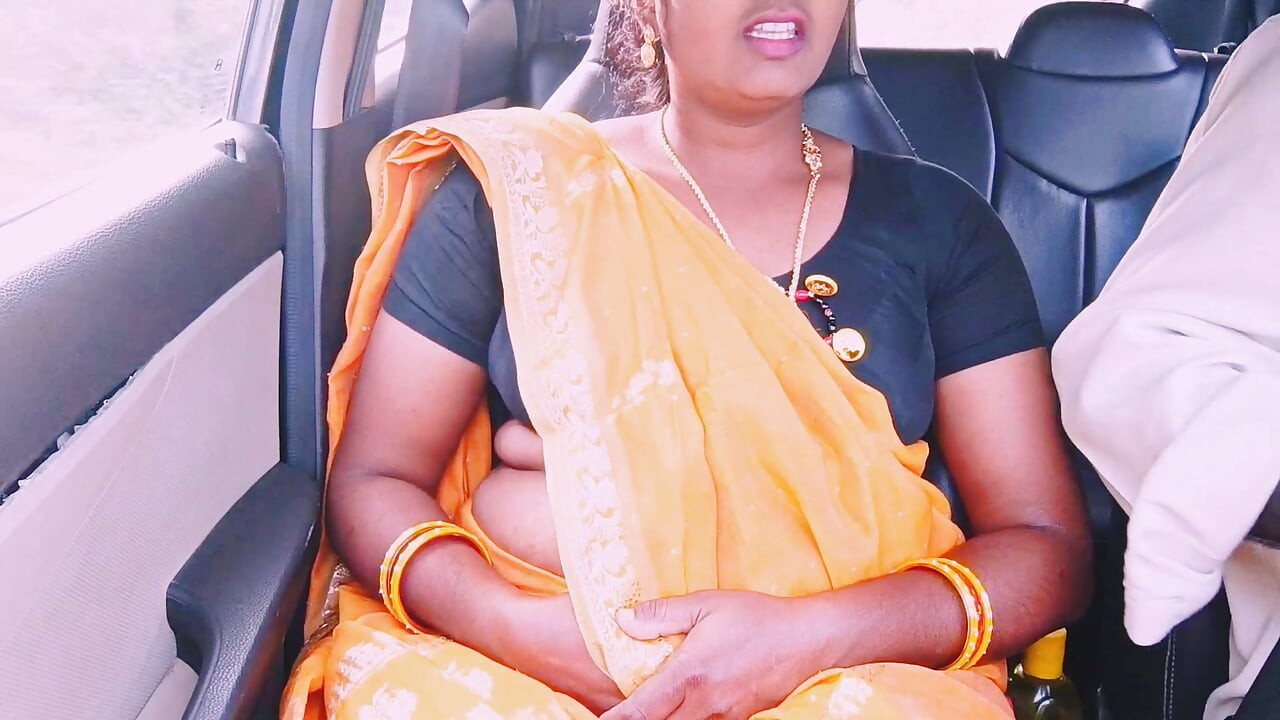 Villege maid car sex Telugu dirty talks.