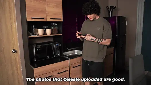 Big-bootied stepmother catches stepson masturbating and decides how to help him